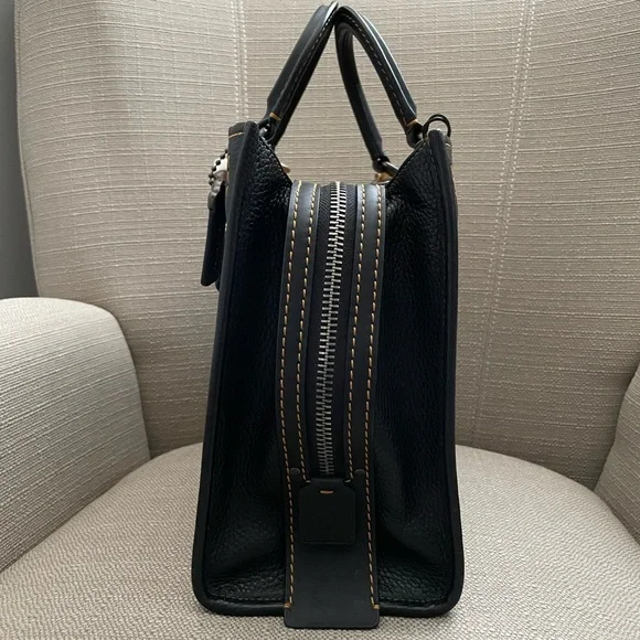 🍁SOLD Coach Rogue 30 bag black new with tags - Picture 4 of 13